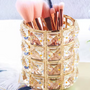 Make-up Pinsel Behälter aus Kristall