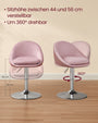 bürostuhl oder auch barstuhl, sitzhöhe 44-56cm verstellbar, 360° drehbar