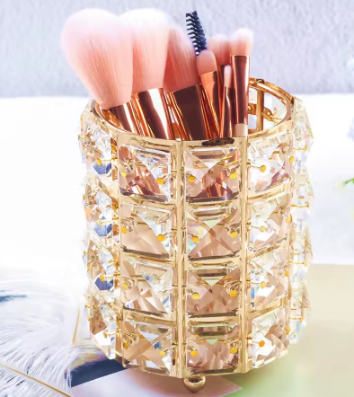 Make-up Pinsel Behälter aus Kristall