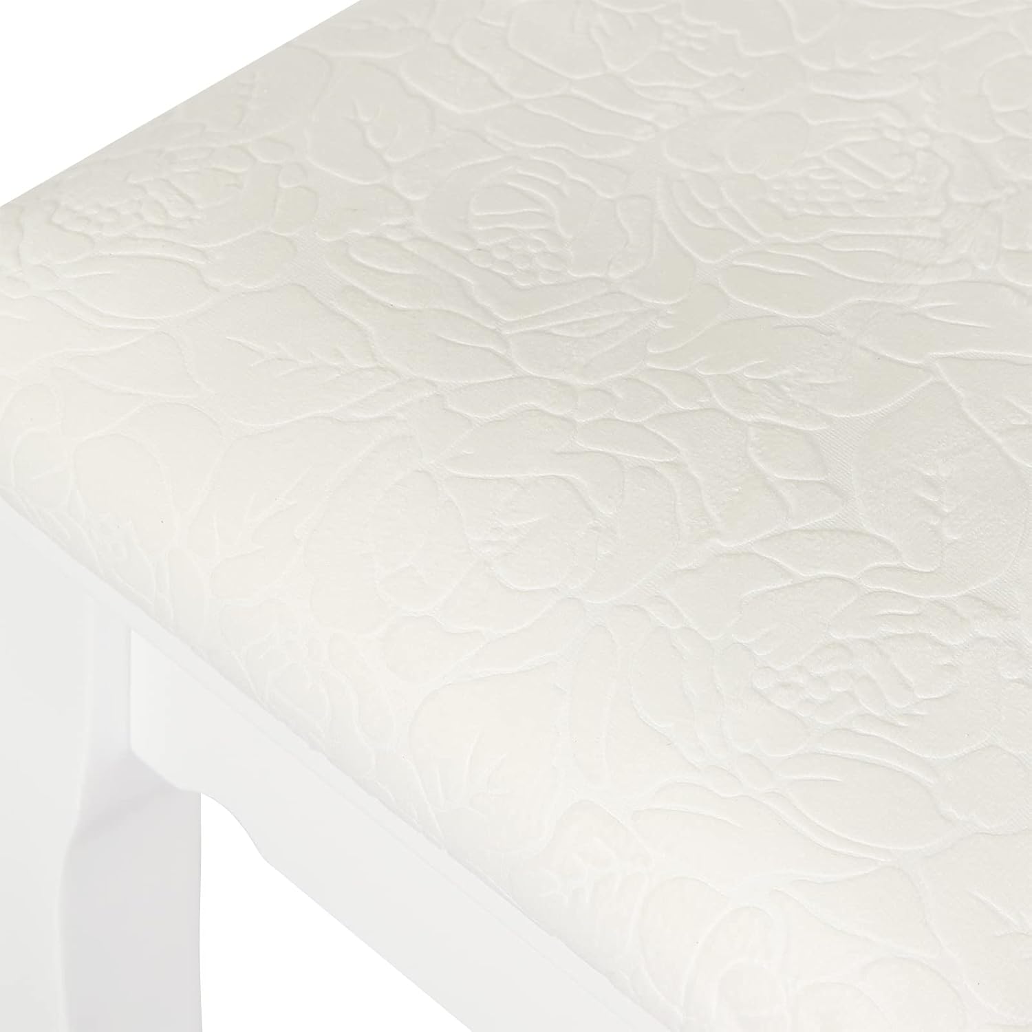 Schminktisch Samt Sitzhocker weiss vintage
