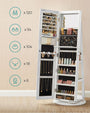 Großer Organizer Spiegelschrank für Schmuck und Makeup  