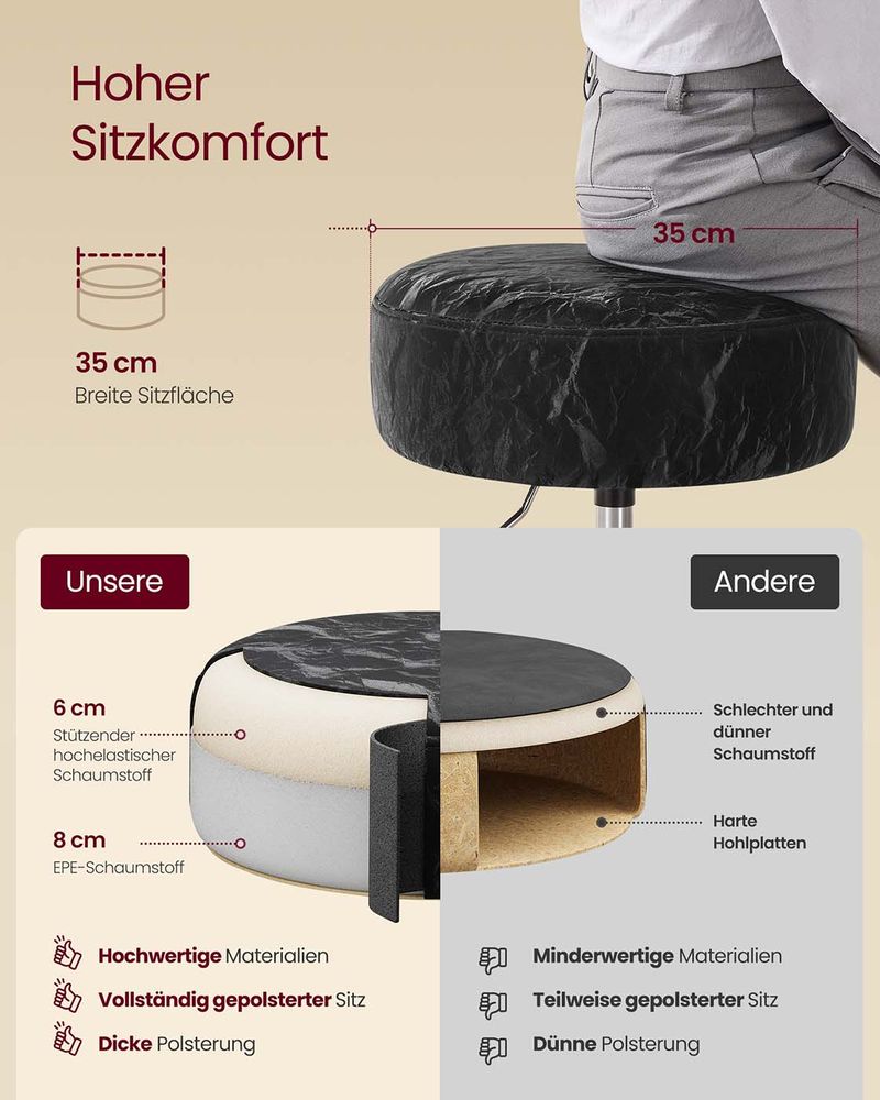 Schminktisch Sitzhocker schwarz silber
