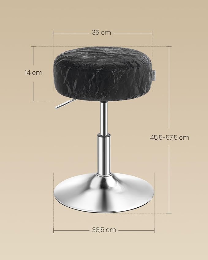 Schminktisch Sitzhocker schwarz silber
