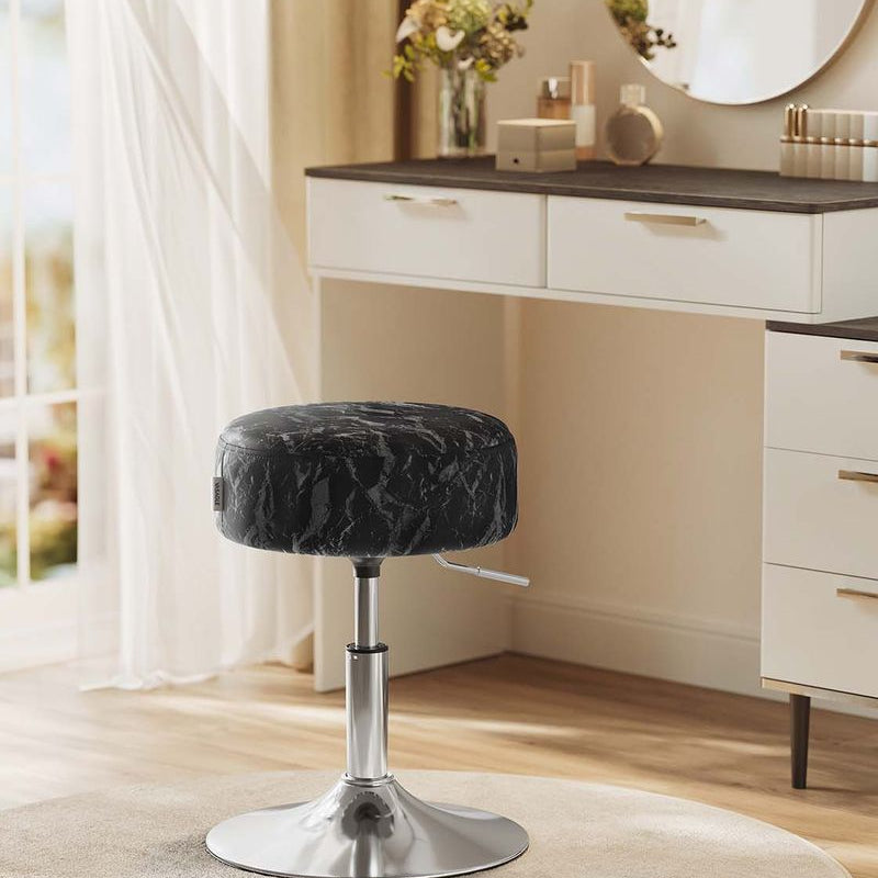 Schminktisch Sitzhocker schwarz silber