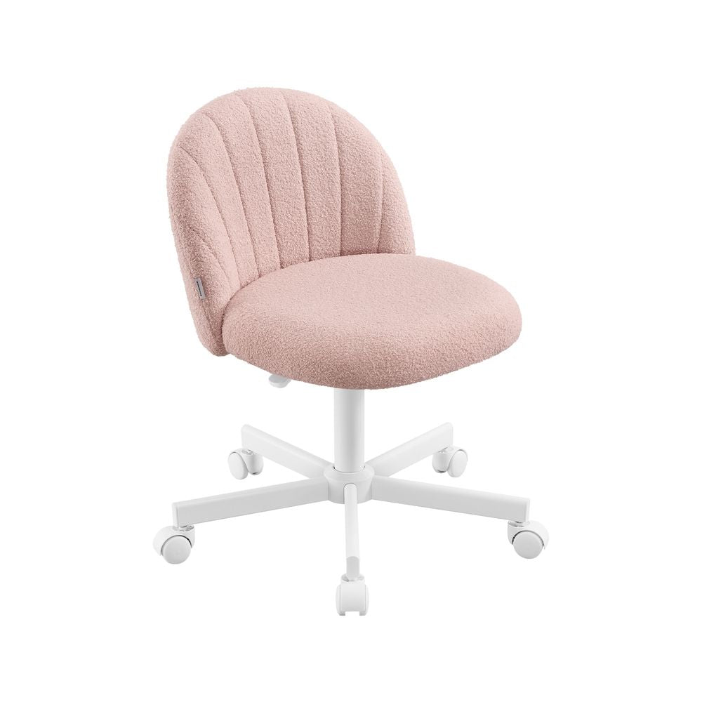 Schminktisch Stuhl pastelrosa fleece