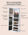 Großer Schmuckschrank Organizer mit Spiegel zum Sortieren